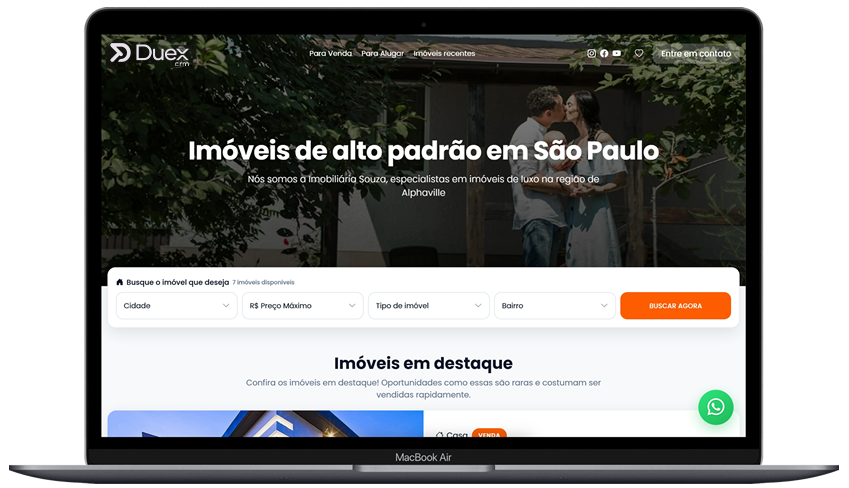 Site em destaque